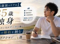 【35歳独身のリアル】結婚したい人がデータで動く！1年で婚約を掴む本気アクション5選