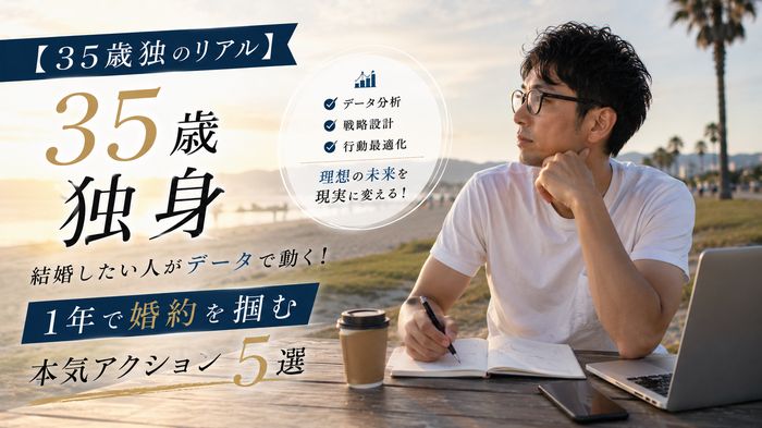 【35歳独身のリアル】結婚したい人がデータで動く！1年で婚約を掴む本気アクション5選