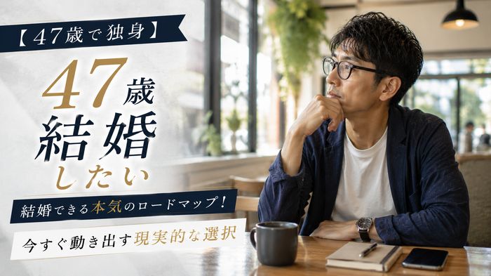 【47歳で独身】結婚できる本気のロードマップ!今すぐ動き出す現実的な選択